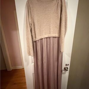 Anthropologie Thea Twofer Sweater Dress
